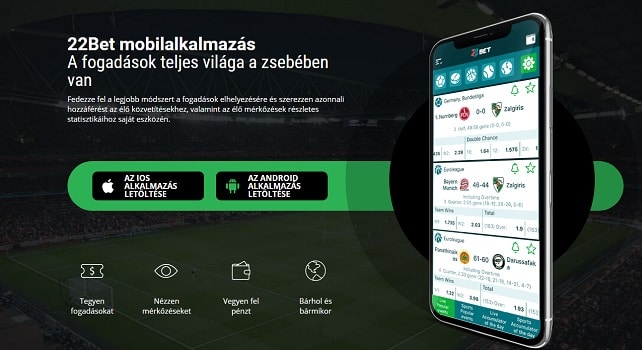 Mobil 22bet Mobil applikáció 22bet